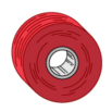 Red twist tie roll