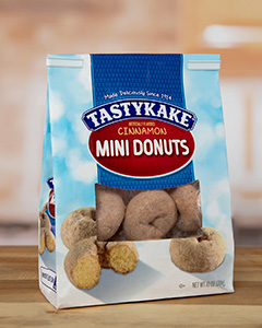 TastyKake Tasty Kake mini donuts with white Double Wire Tin Tie closure